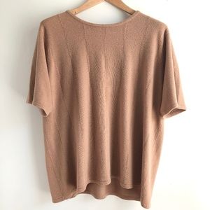 Vintage Boxy Summer Knit Tee